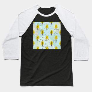 Forest Pattern Baseball T-Shirt